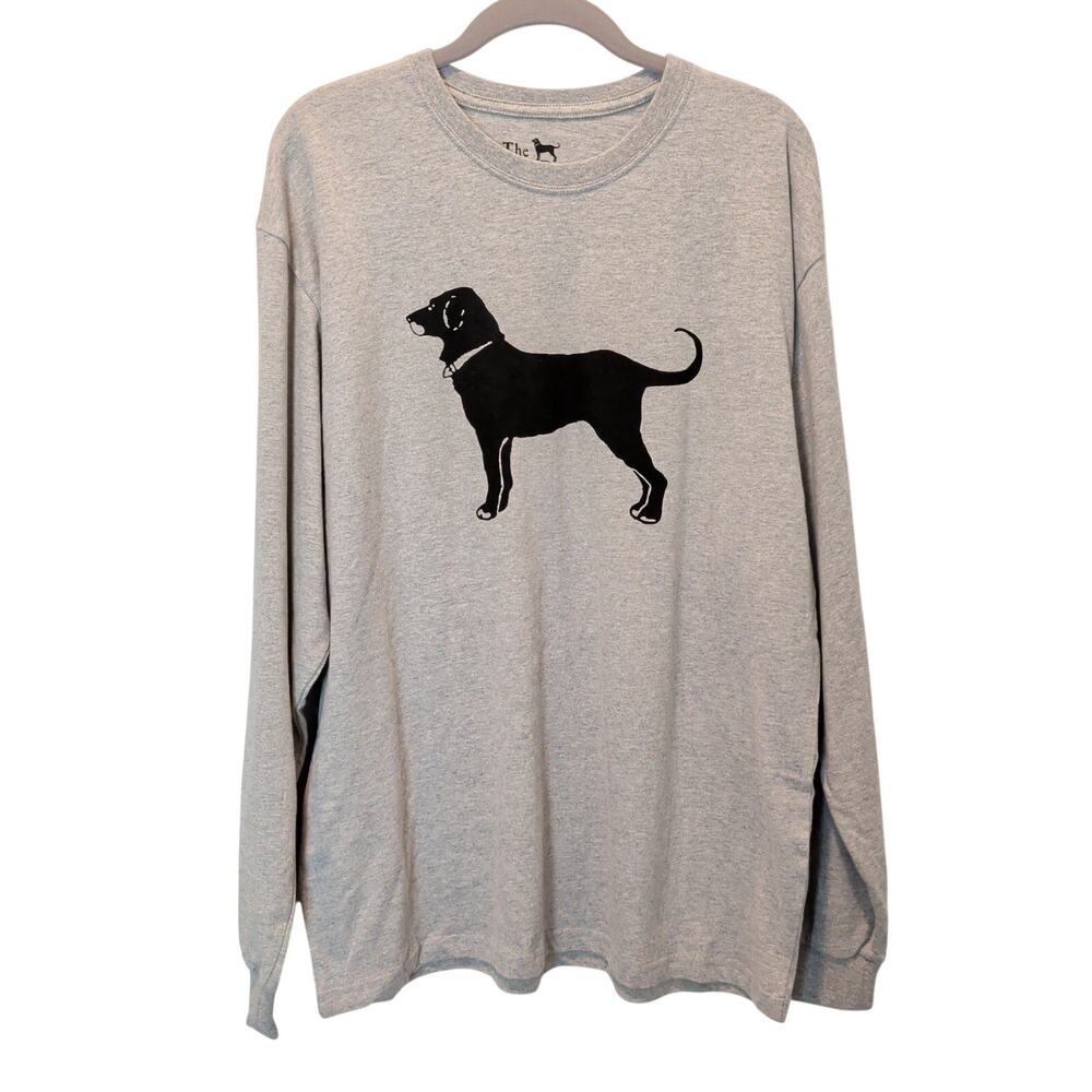 NWT The Black Dog Marthas Vineyard Men's Sz M Classic Grey Long Sleeve T Shirt